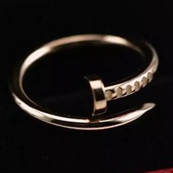 Gold Nail Ring (K17) - Picture 4 of 9